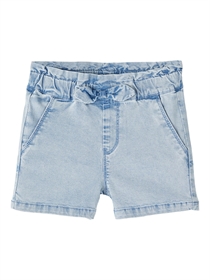 NAME IT Bløde Denim Shorts Bella Light Blue